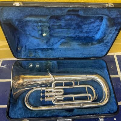 Yamaha YEP-201S Standard Euphonium 2000s - Silver-Plated image 2