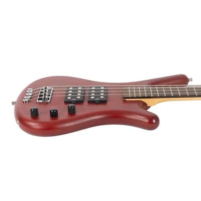 Used Warwick Rockbass Corvette $$ Burgundy Red 2014 image 5