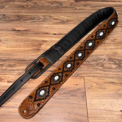 Carlino Orianthi Pearl Tan Scale Leather strap 2025 - Tan image 4