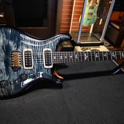 PRS Custom 24-08 10-Top One Piece Top - Whale Blue Smoke Burst #9994 image 2