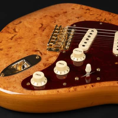 2021 Fender Custom Shop Artisan Maple Burl Stratocaster NOS - Aged Natural | USA Limited Edition Roasted Birdseye Maple Neck Macassar Ebony Fretboard Kloppmann ST60 Pickups | CoA OHSC image 21