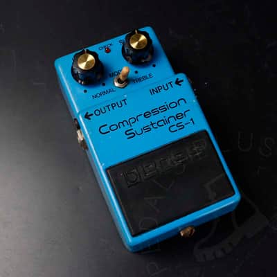 Boss CS-1 Compression Sustainer (Black Label) 1978 - 1982 - Blue