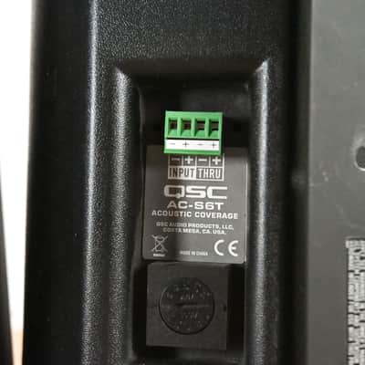 QSC AcousticCoverage AC-S6T 6.5" 2-Way Surface Mount Speaker (PAIR) CG0105M image 7