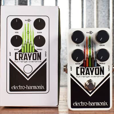 Electro-Harmonix EHX Crayon 69 Full Range Overdrive Guitar Effect Pedal image 1