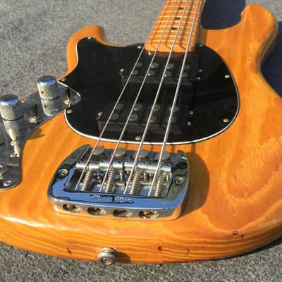 Music Man Sabre Bass Lefty Natural Maple Neck Pre Ernie Ball 1980 image 12