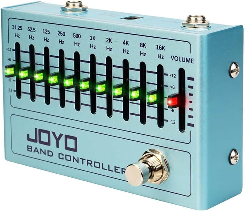 EQ Pedal 10 Band Equalizer (31.25Hz-16kHz) for Electric Guitar & Bass Including 4-string/ 5-string / 6-string/ 7-string Guitars (R-12) image 1
