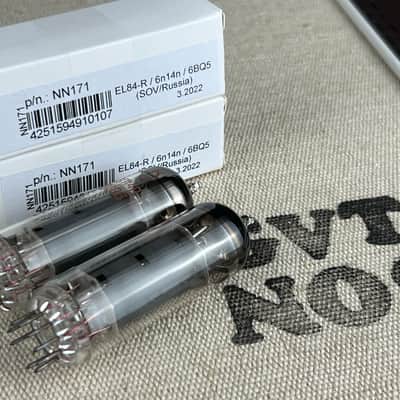 Sovtek  NOS EL84 / 6BQ5 / 6P14P Russia NOS/Russia power tubes matched pair  El84 image 1