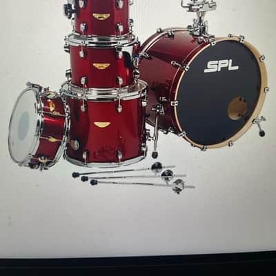 Spl-Sound Percussion Labs Velocity drum set - Ruby sequin image 5