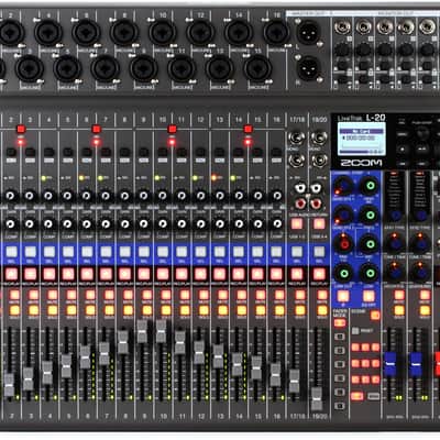 Zoom LiveTrak L-20 20-channel Digital Mixer / Recorder