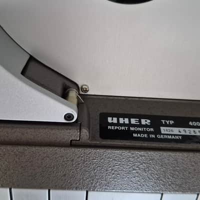 -LIKE NEW- Uher 4000 Report Monitor Professional Portable Reel Tape Recorder BOUGHT NEW IN 2020 image 11