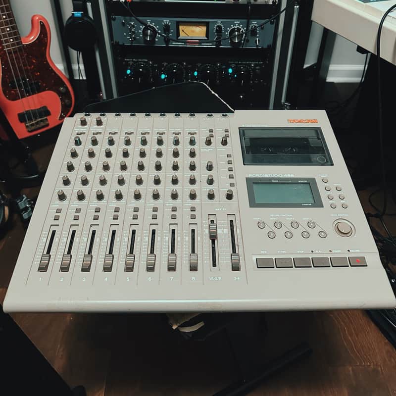 TASCAM Portastudio 488 8-Track Cassette Recorder 1990s - Gray image 1