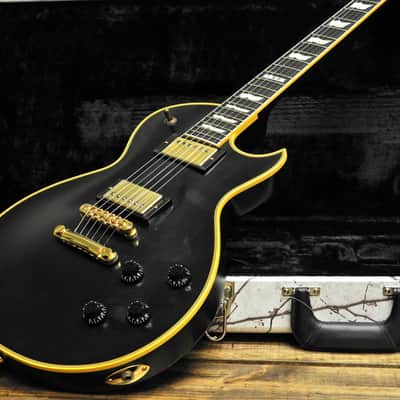 ESP Japan Kiso Custom Shop Eclipse I CTM FT Full Body 2009 - Black image 4