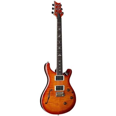PRS Paul Reed Smith SE Custom 24 Semi-Hollow Piezo Electric Guitar, Vintage Sunburst, Open Box (Very Good) image 6