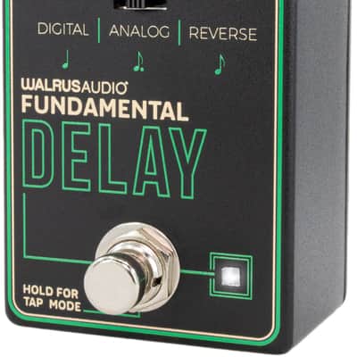 Walrus Audio Fundamental Delay - Black / Green image 2