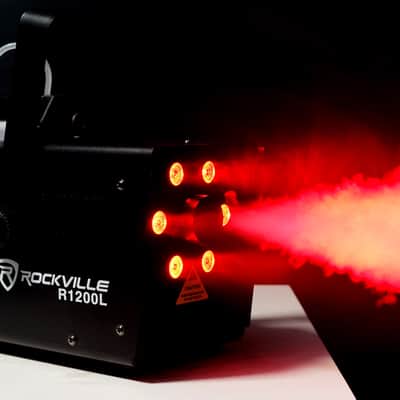 American DJ Vizi Pix Z19 RGBL LED Moving Head Light+Fog/Smoke Machine w/ LED's image 9