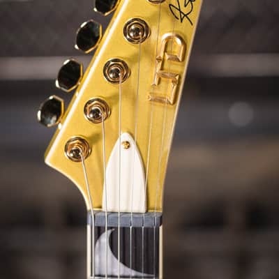 ESP LTD KH-V Kirk Hammett Signature Electric Guitar - Metallic Gold with Hardshell Case image 5