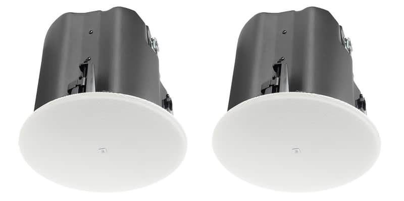 Immagine (2) JBL Control 418C/T 8" Commercial 70v/8-ohm Ceiling Speakers 4 Restaurant/Bar - 1