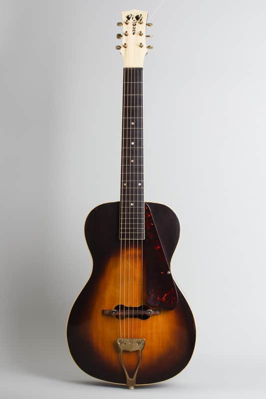 Vivi-Tone  Acousti-Guitar Acoustic Guitar (1936), ser. #587, original black chipboard case. image 1