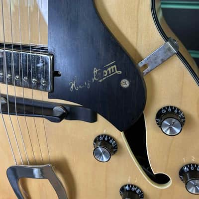 Hagstrom HJ500 Gloss Natural 2006 Hollow Body Electric Guitar image 5
