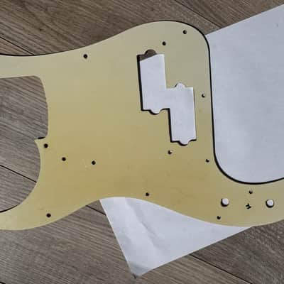 62 Fender Precision Pickguard  60 thru 71 Relic Aged  Brown / Orange Fire Tortoise USA RI image 8