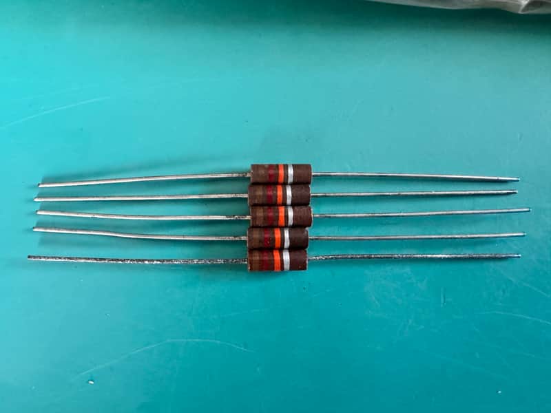 NOS 5x 12K 0.5W 1/2W 10% CARBON COMPOSITE COMP RESISTORS FOR TUBE AMP HIFI AMPLIFIER image 1