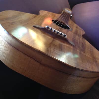 Iseman Weissenborn  2016 Natural,  all solid fallen and highly figured Koa image 16