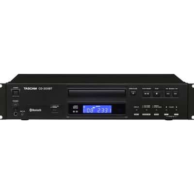 Tascam CD200BT Rack-Mount CD Player with Integrated Bluetooth Receiver image 1