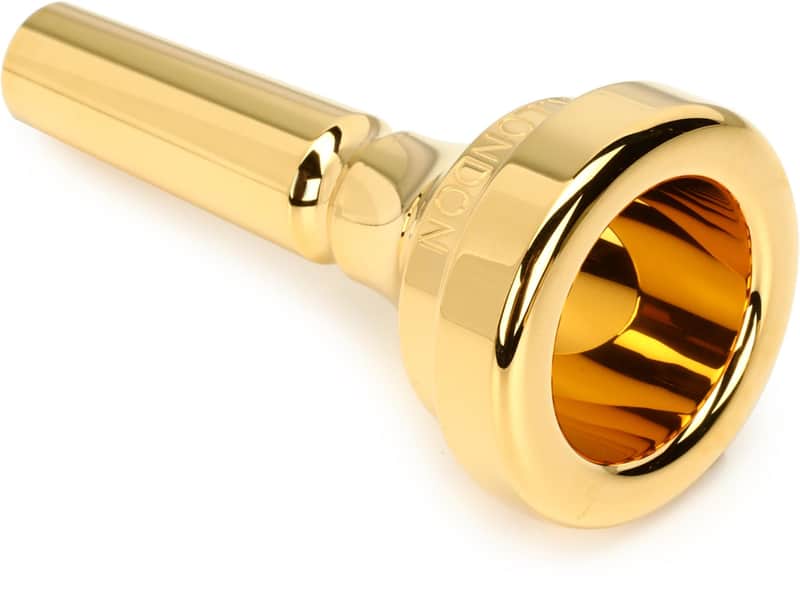 Denis Wick Classic Series Large Shank Trombone Mouthpiece - 4AL Gold-plated image 1