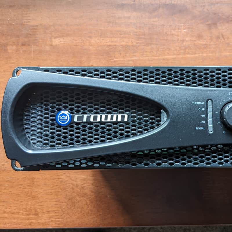 Crown XLS 1502 2-Channel 525W Power Amplifier 2010s - Black image 1