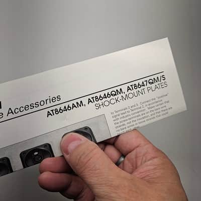 Audio Technica AT8646AM - Microphone Shockmount Plate - New / Old Stock image 7