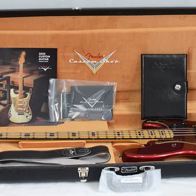 Fender Jazz Bass 68 JRNY Aged Candy Apple Red image 14