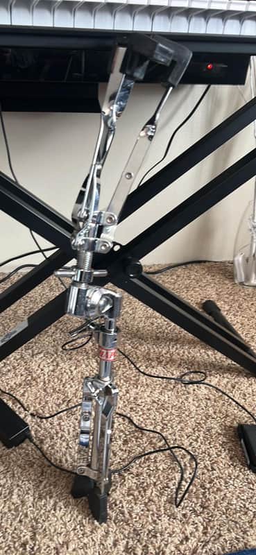 Mapex S400 Double Braced Ratchet Adjuster Snare Stand 2020s - Chrome image 1