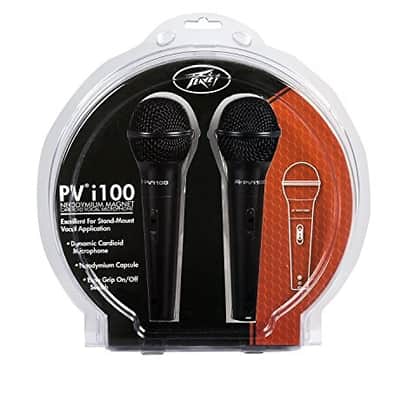 Peavey PV03016900 PVi 100 2-Pack Dynamic Cardioid Microphones image 7