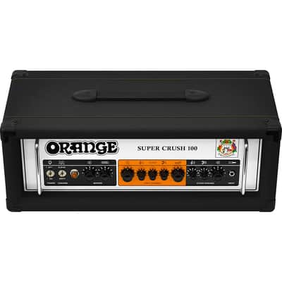 Orange Amplification Super Crush 100 2-Channel 100W Class A-B Power Guitar Amp Head, Black image 6
