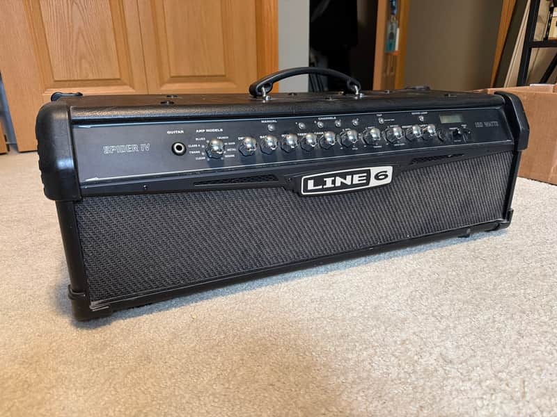 Line 6 Spider IV HD150 150-Watt Digital Modeling Guitar Amp Head 2009 - 2016 - Black image 1