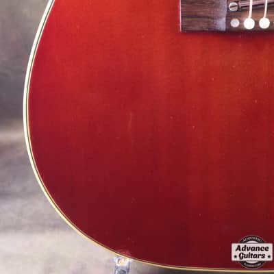 Gibson 1966 J-45 Cherry Red “BGN” Stamped image 11