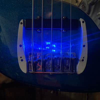 Fender Custom Shop Masterbuilt John Suhr "Grand Finale" Jazz Bass V 1997 - Blue Flake image 15