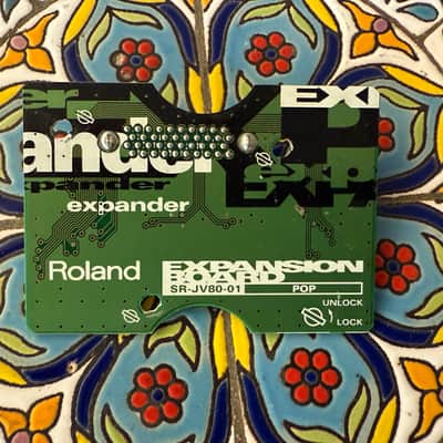 Roland SR-JV80-01 Pop Expansion Board 1990s - Green