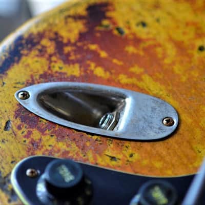 American Fender Stratocaster Heavy Relic Nitro Sunburst HSS CS Texas Specials image 8