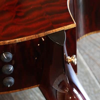 Unplayed! 2020 Taylor Custom Grand Auditorium Sinker Redwood Quilted Maple NAMM + OHSC image 17