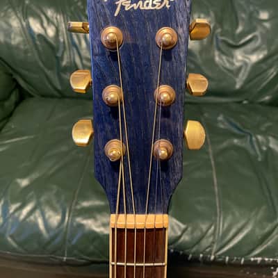 Fender Fender Special Run FSR DG-04 TB Early 2000s - Translucent Blue Gold Hardware image 3