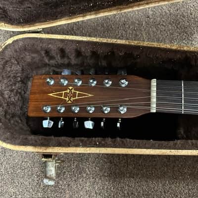 Used Vintage Alvarez 5021 Natural 12 String Acoustic Guitar w/ Hard Case MIJ JAPAN image 3