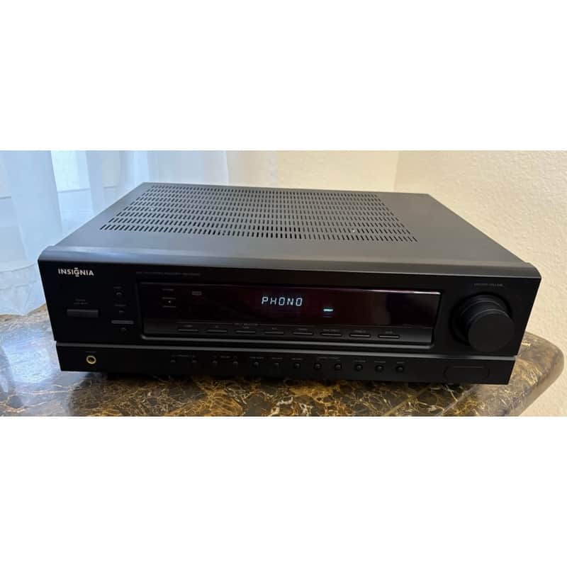 Insignia NS-R2000 AM/FM 200 Watt Stereo Receiver W/ Phono Input. Tested Working! Insignia NS-R2000 AM/FM 200 Watt Stereo Receiver W/ Phono Input. Tested Working! image 1