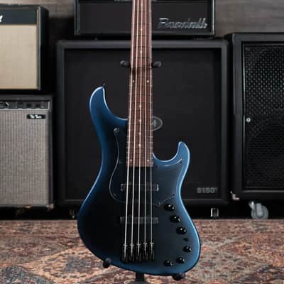 Ibanez Mode MDM1005 5-String Electric Bass Guitar - Midnight Arctic Ocean Matte image 3