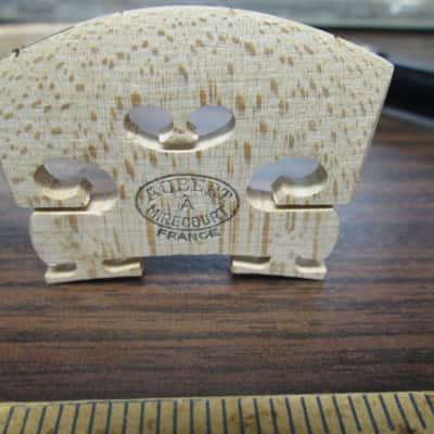 Aubert MireCourt Violin Bridge Fitted w/rosewood 3/4 image 2