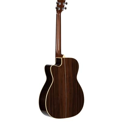 Alvarez Yairi FY70CESHB - Yairi Folk O/M Acoustic / Electric Guitar in Shadowburst - Hardshell case INCLUDED! image 4