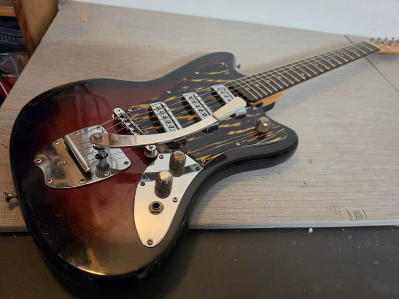Vintage Japanese Body Partscaster Strat - Tobacco Sunburst image 1