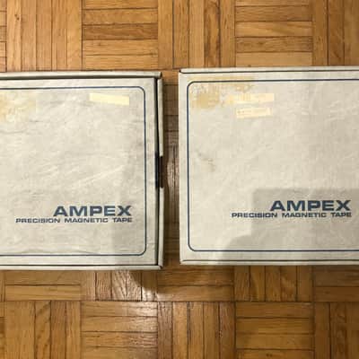 AMPEX 196 Grand Master Tapes: set of two 1-inch x 6.40 PAL reel to reel image 2