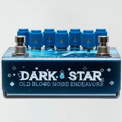 Old Blood Noise Endeavors Dark Star Stereo Soundscape Reverb Pedal 2024 - Blue- New! image 2