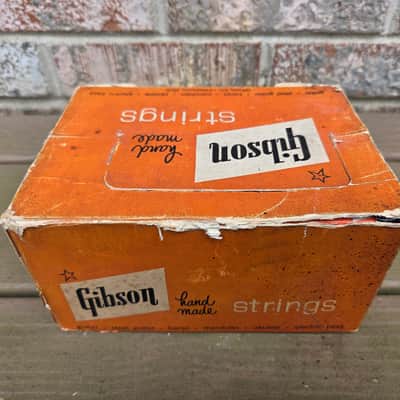 Vintage 1960's Gibson Guitar String Counter Top Display Box w/ String Boxes, Strings! image 6